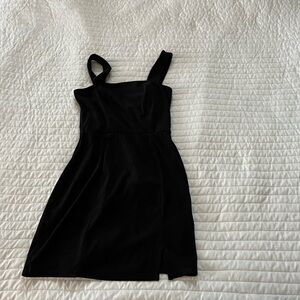 trixxi dress black velvet mini